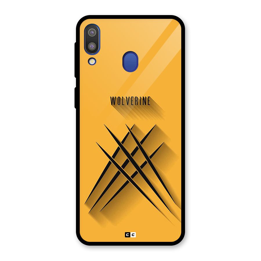 Logan Claw Glass Back Case for Galaxy M20