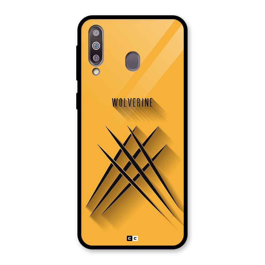 Logan Claw Glass Back Case for Galaxy M30