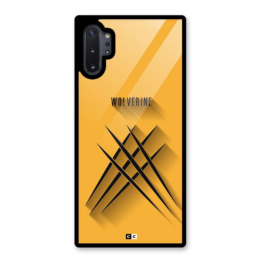 Logan Claw Glass Back Case for Galaxy Note 10 Plus