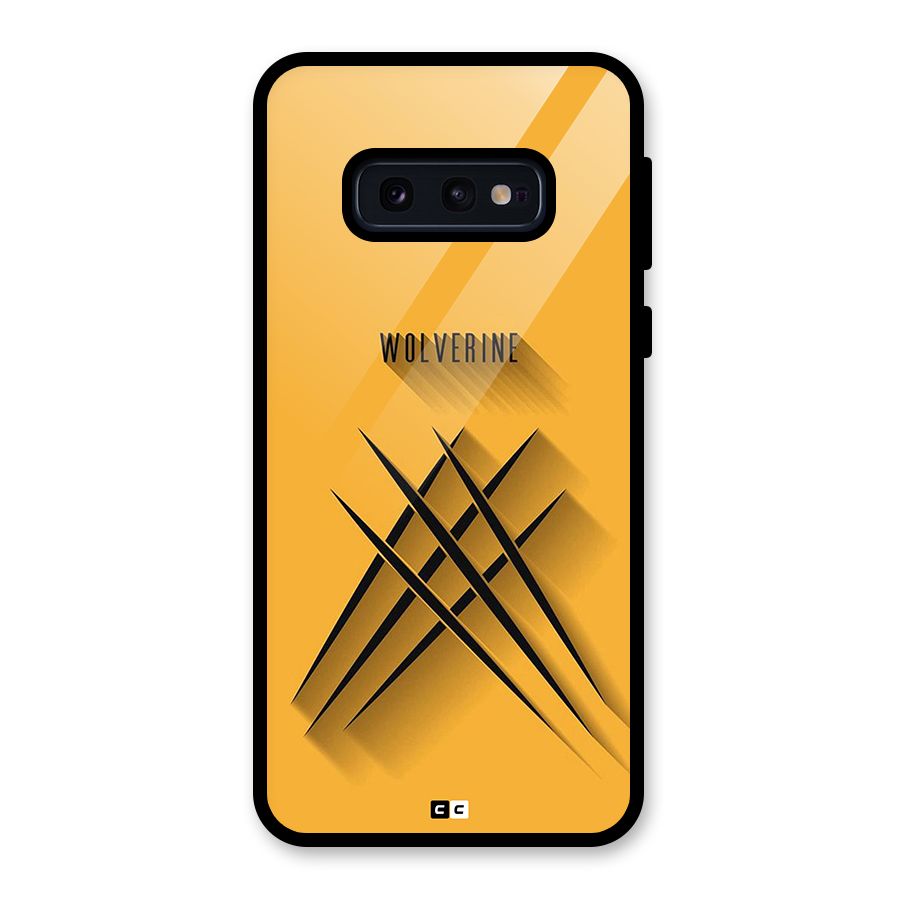 Logan Claw Glass Back Case for Galaxy S10e