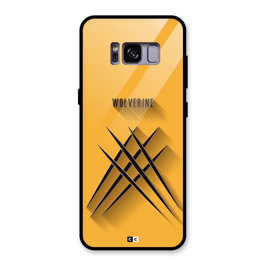 Logan Claw Glass Back Case for Galaxy S8