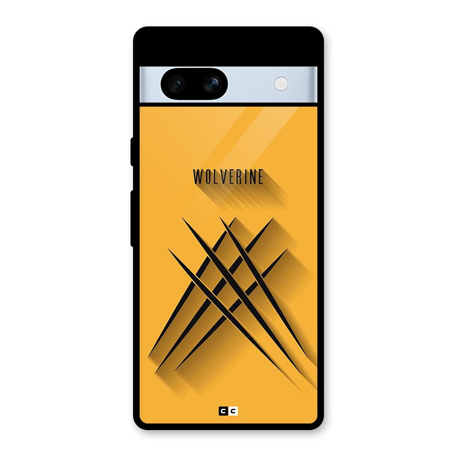 Logan Claw Glass Back Case for Google Pixel 7a