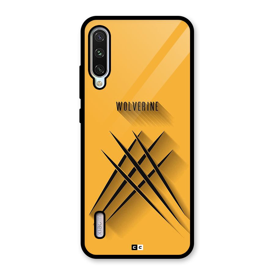 Logan Claw Glass Back Case for Mi A3