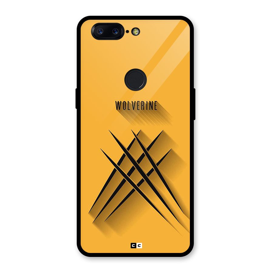 Logan Claw Glass Back Case for OnePlus 5T