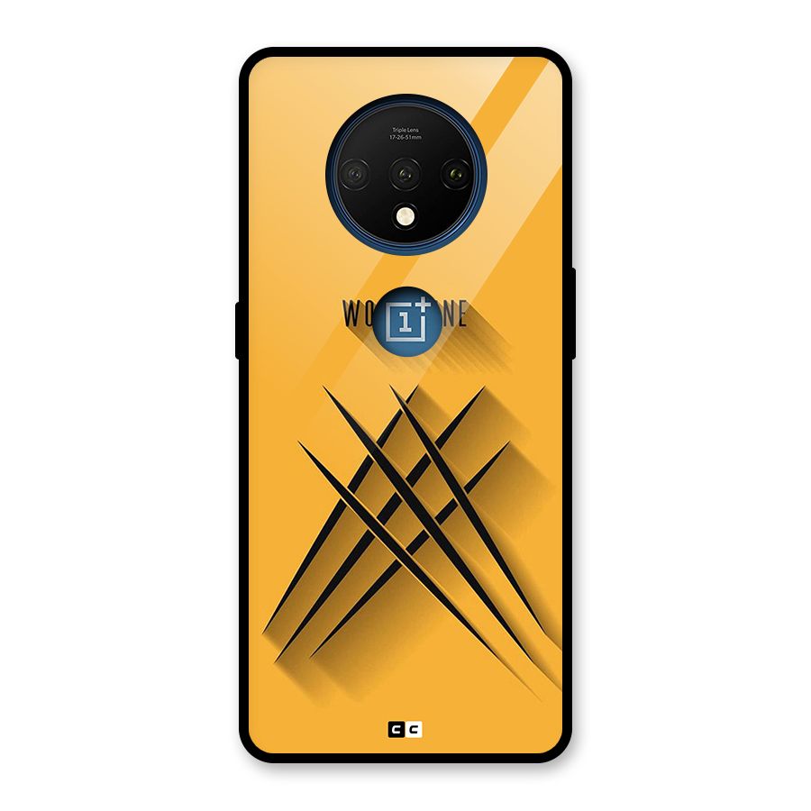Logan Claw Glass Back Case for OnePlus 7T