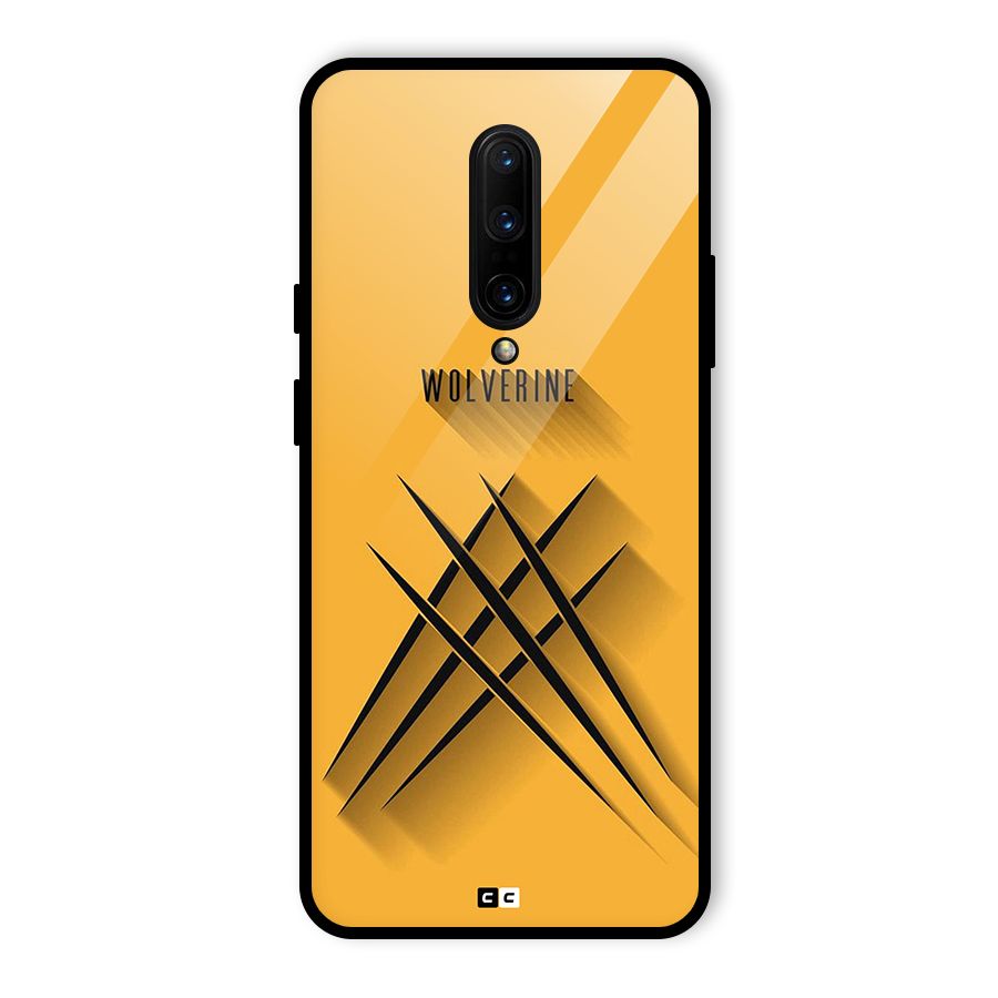 Logan Claw Glass Back Case for OnePlus 7 Pro
