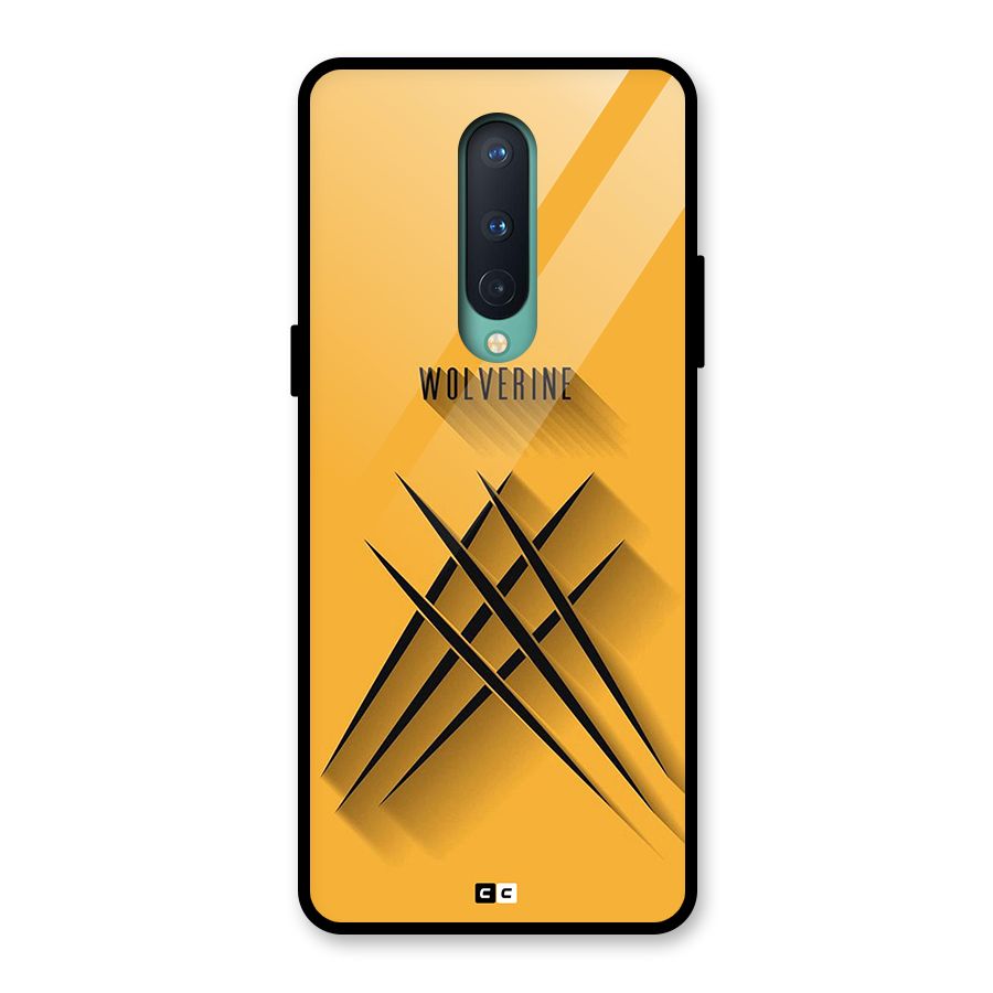 Logan Claw Glass Back Case for OnePlus 8