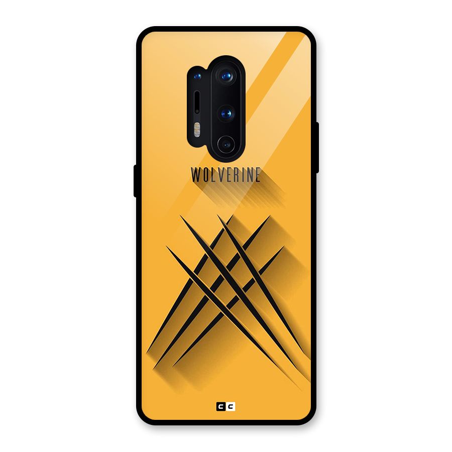 Logan Claw Glass Back Case for OnePlus 8 Pro