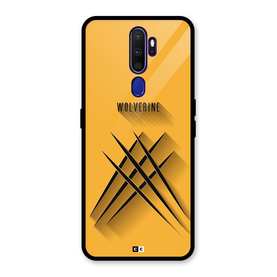 Logan Claw Glass Back Case for Oppo A9 (2020)