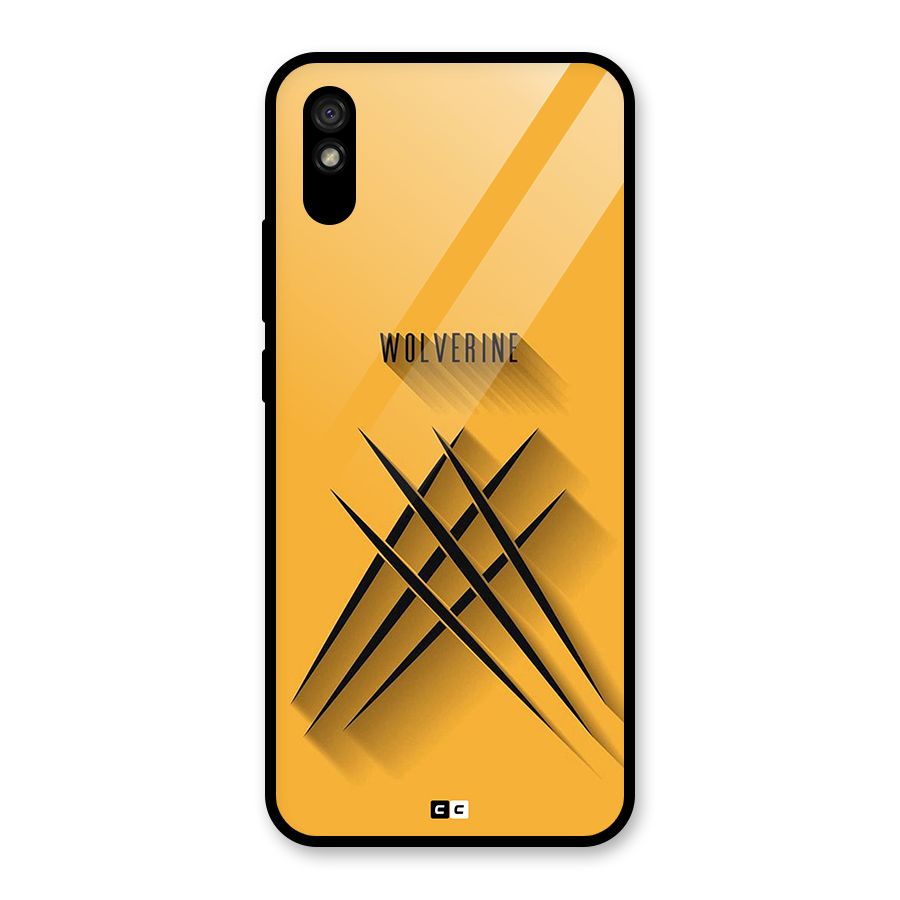 Logan Claw Glass Back Case for Redmi 9A