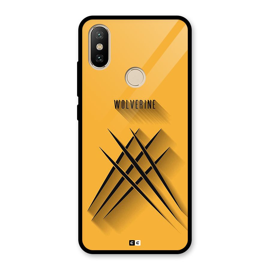 Logan Claw Glass Back Case for Redmi A2
