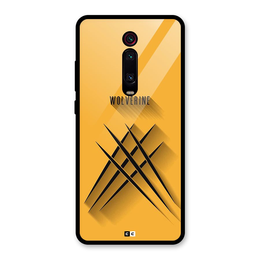 Logan Claw Glass Back Case for Redmi K20