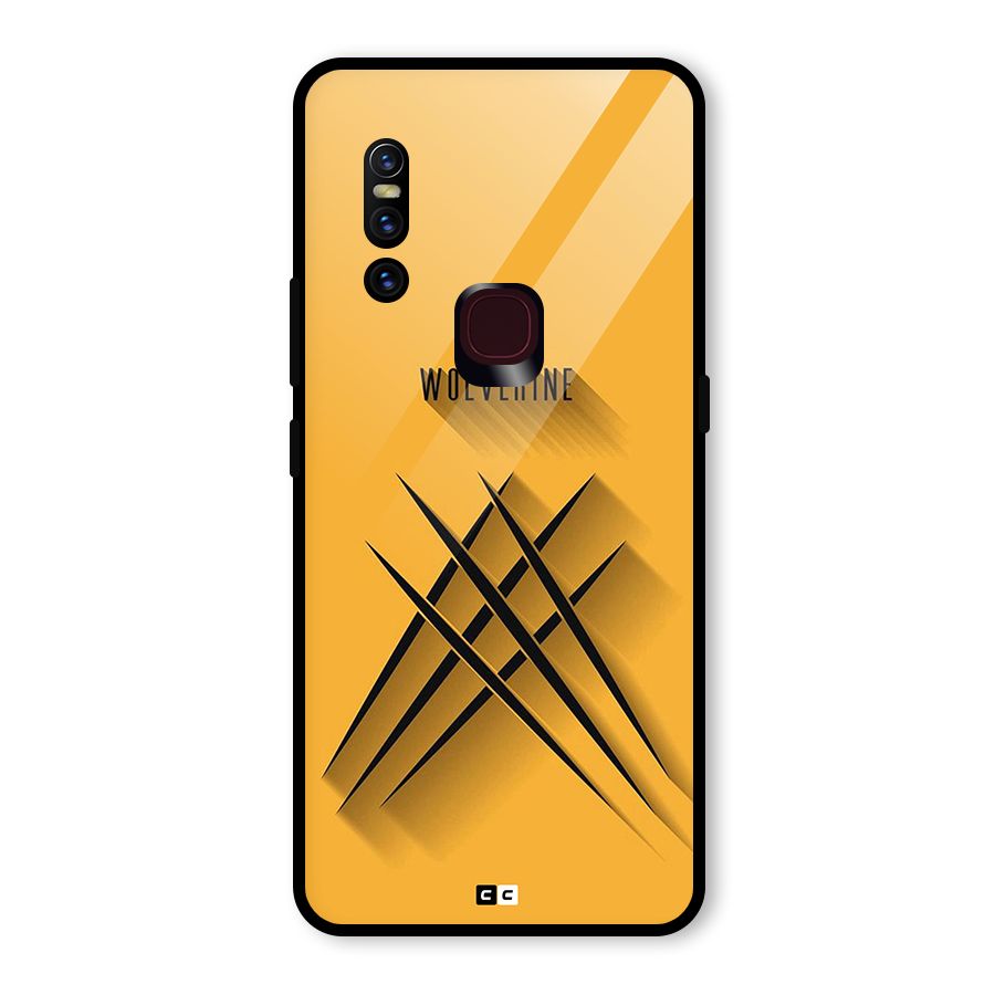 Logan Claw Glass Back Case for Vivo V15