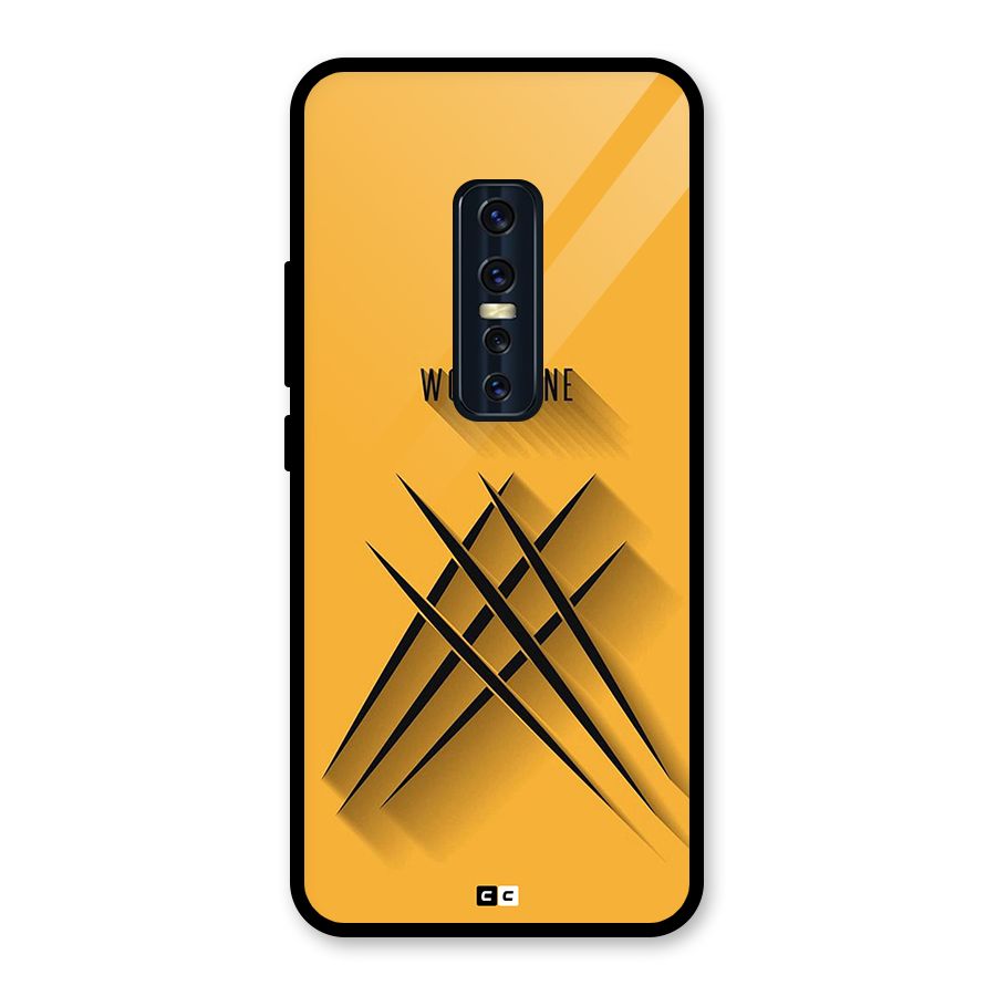 Logan Claw Glass Back Case for Vivo V17 Pro