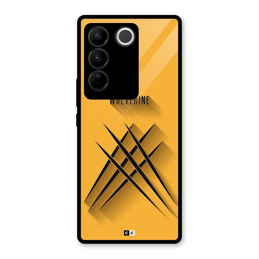 Logan Claw Glass Back Case for Vivo V27