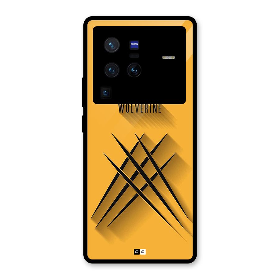 Logan Claw Glass Back Case for Vivo X80 Pro