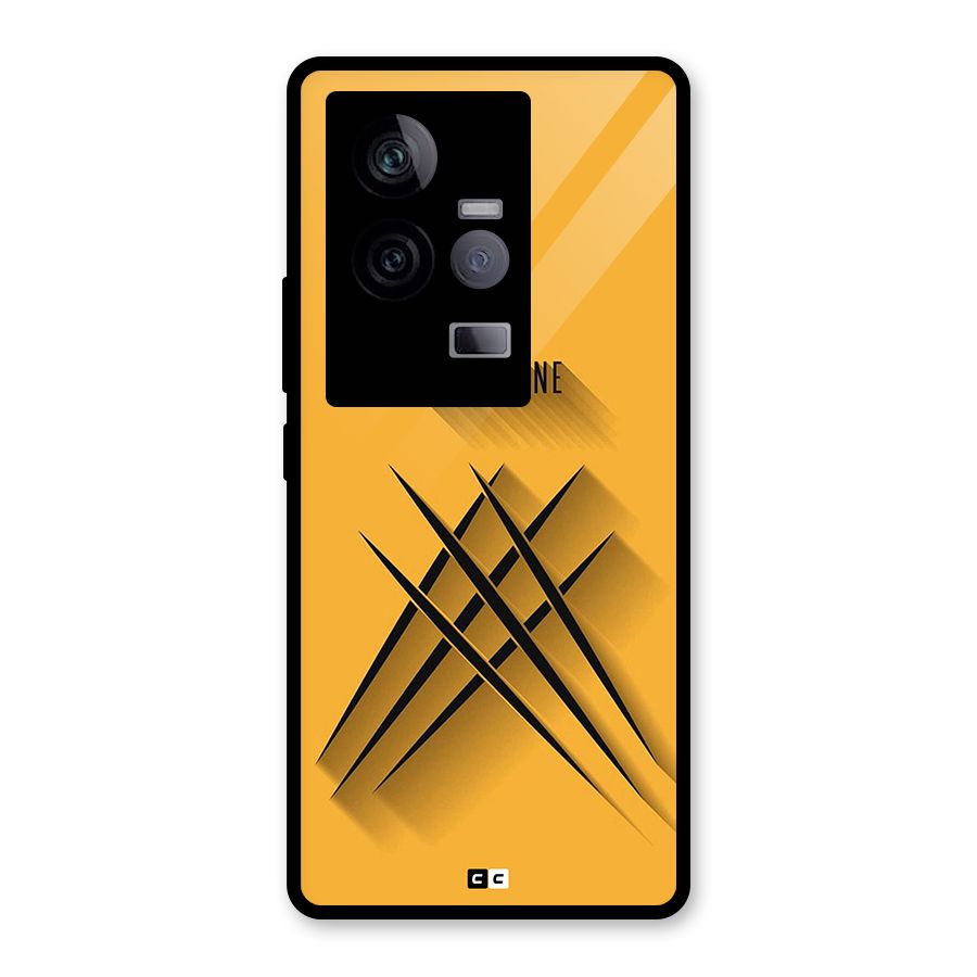Logan Claw Glass Back Case for Vivo iQOO 11 5G