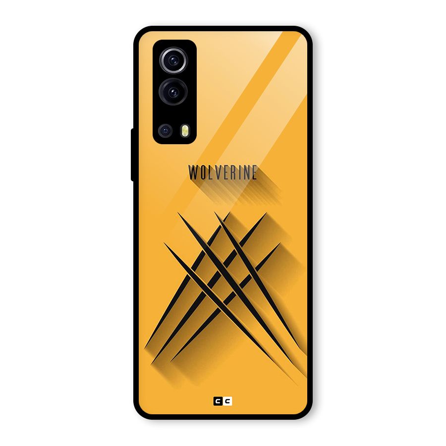 Logan Claw Glass Back Case for Vivo iQOO Z3