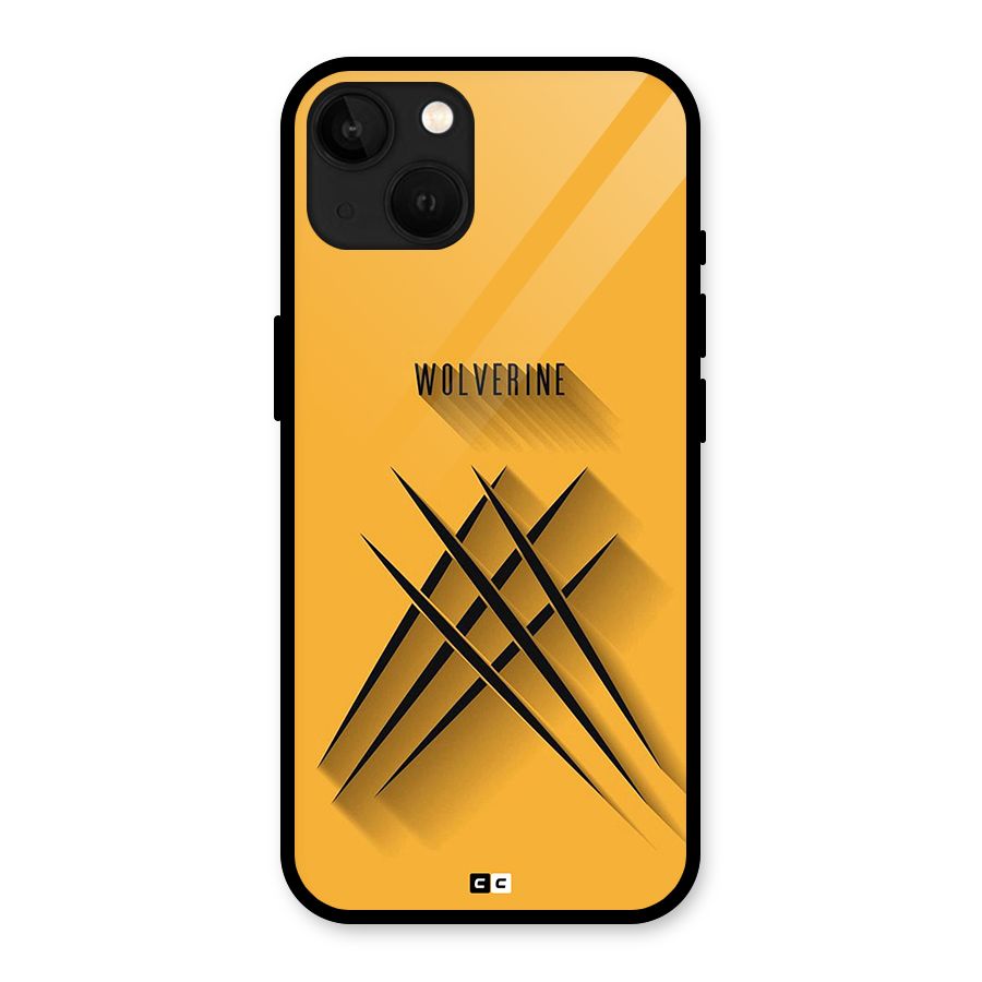 Logan Claw Glass Back Case for iPhone 13