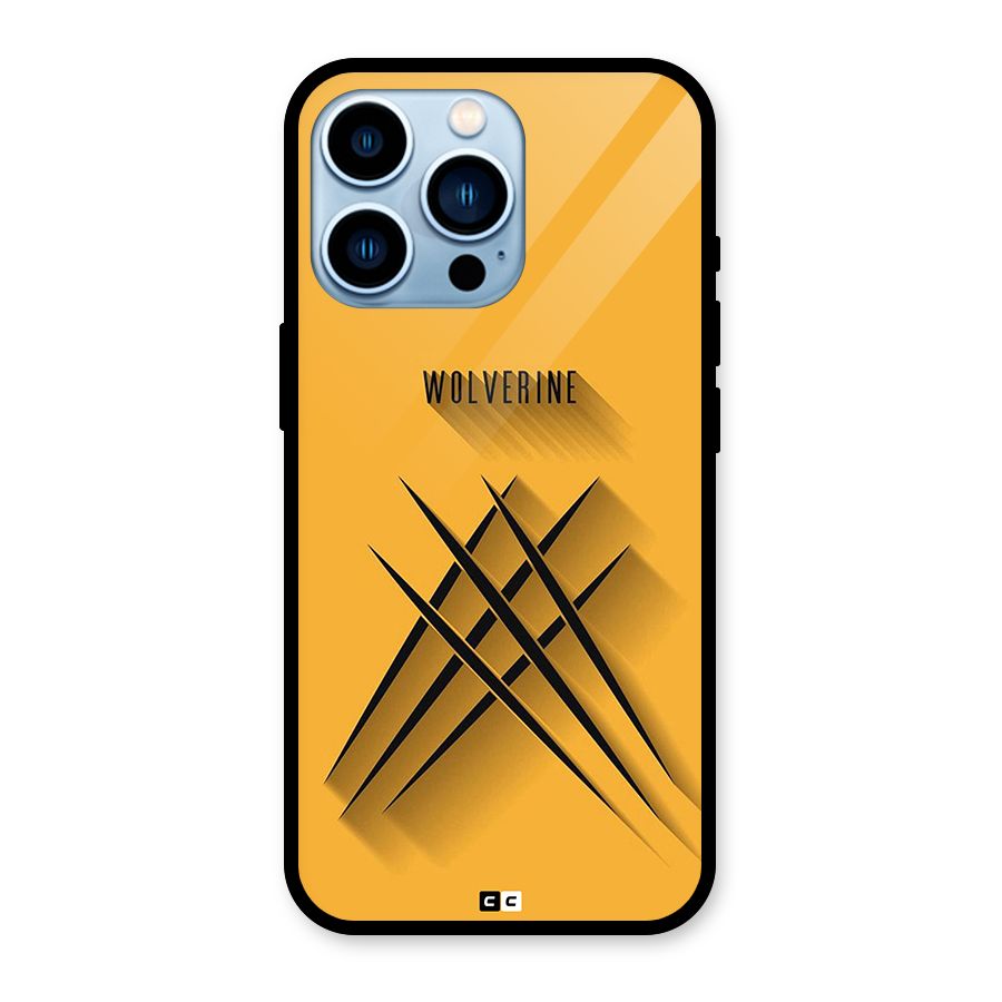 Logan Claw Glass Back Case for iPhone 13 Pro