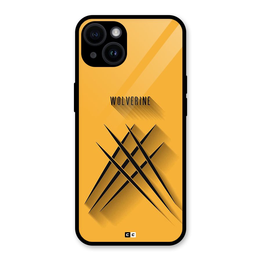 Logan Claw Glass Back Case for iPhone 14
