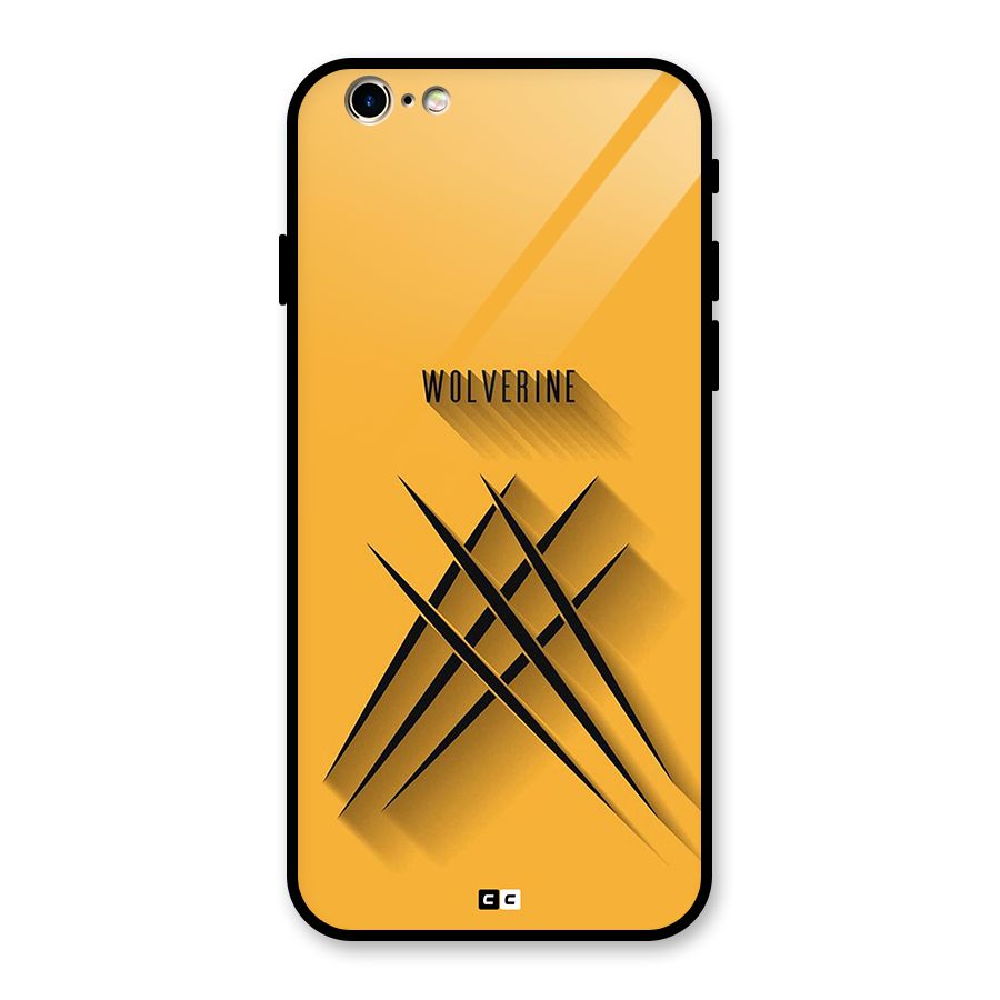 Logan Claw Glass Back Case for iPhone 6 6S