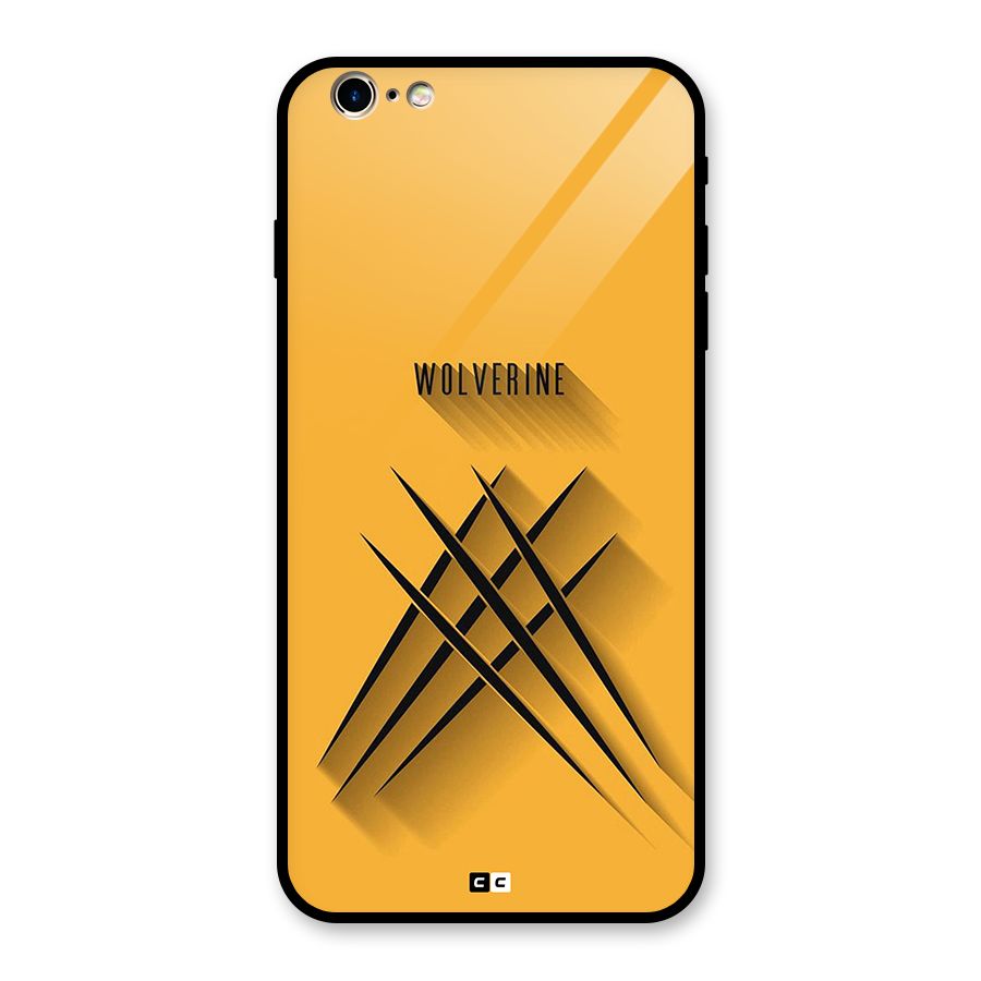 Logan Claw Glass Back Case for iPhone 6 Plus 6S Plus