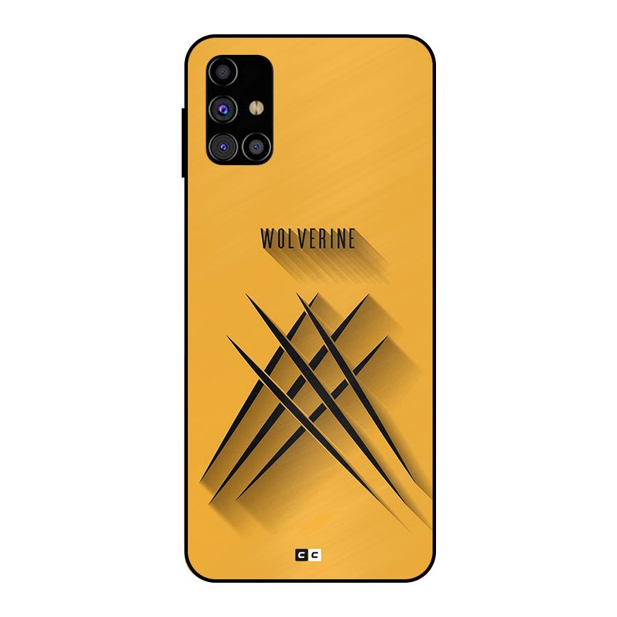 Logan Claw Metal Back Case for Galaxy M31s