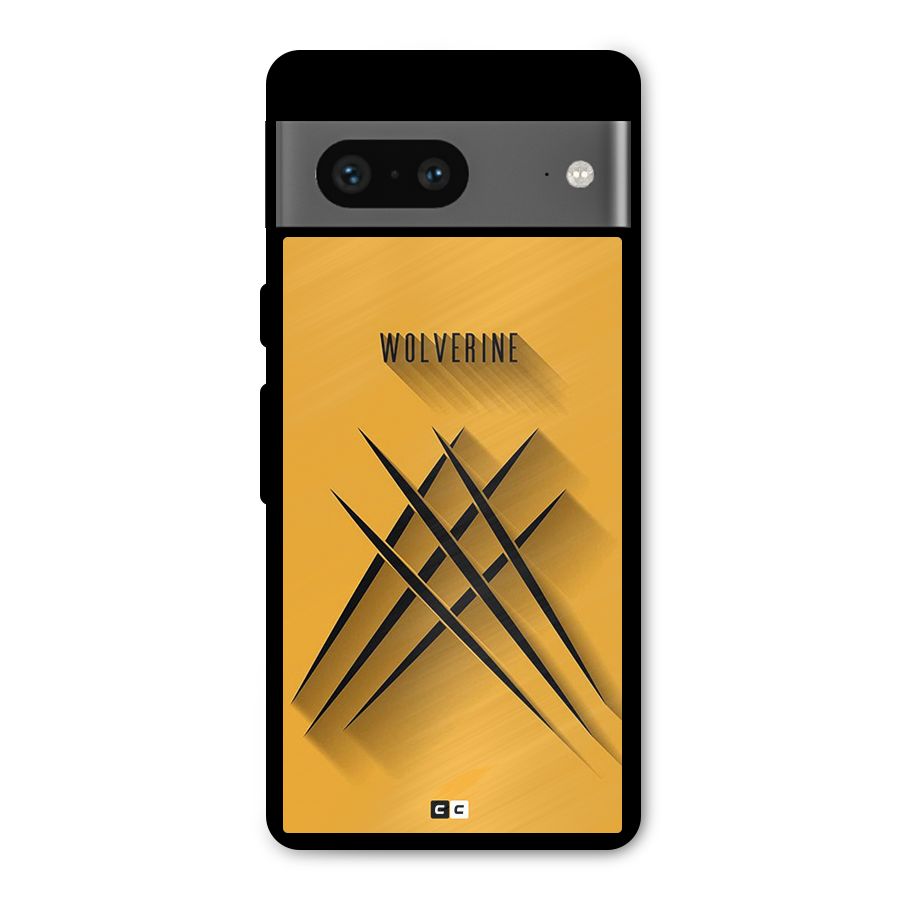 Logan Claw Metal Back Case for Google Pixel 7