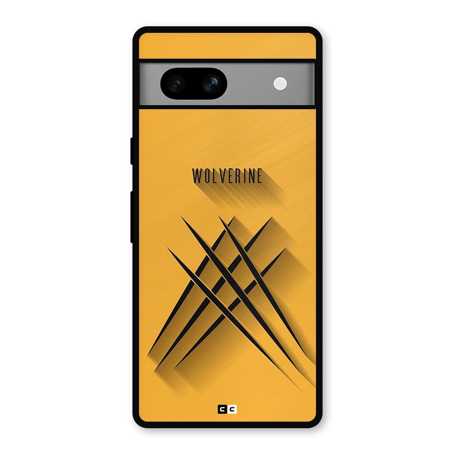 Logan Claw Metal Back Case for Google Pixel 7a