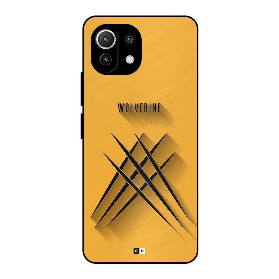 Logan Claw Metal Back Case for Mi 11 Lite NE 5G