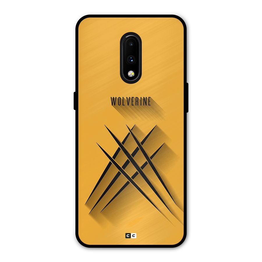 Logan Claw Metal Back Case for OnePlus 7