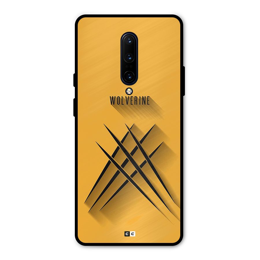 Logan Claw Metal Back Case for OnePlus 7 Pro