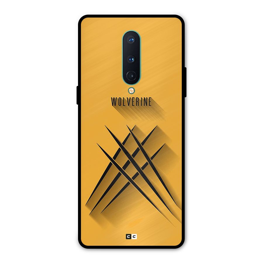 Logan Claw Metal Back Case for OnePlus 8