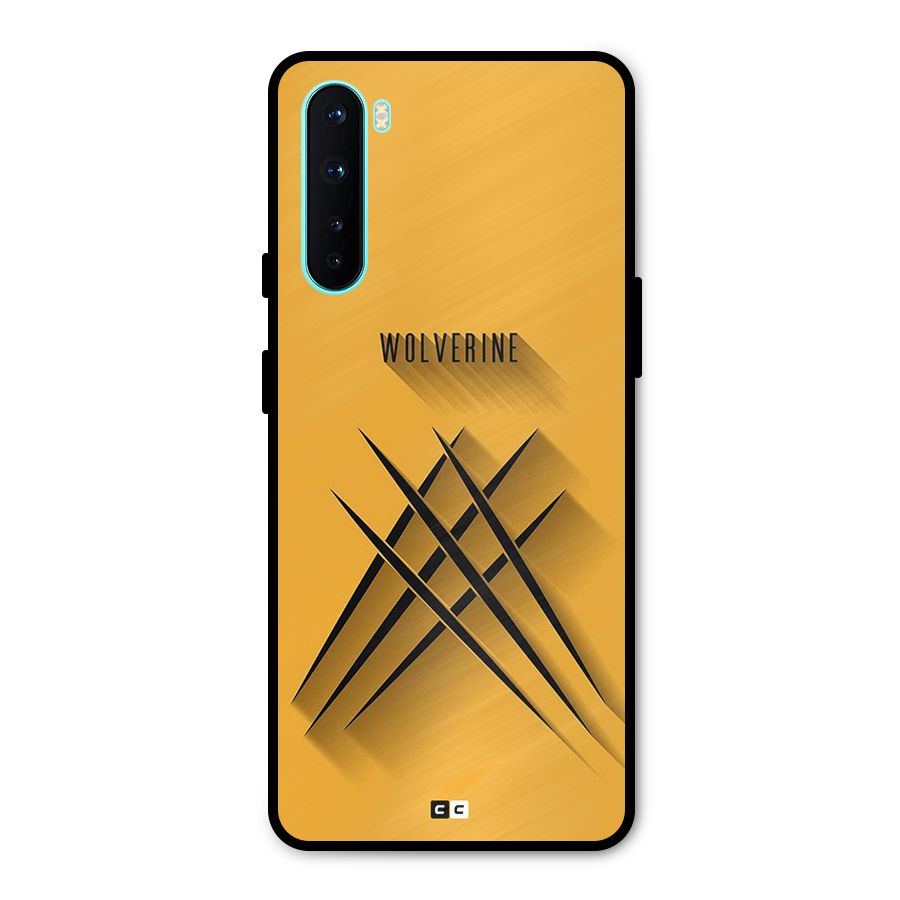 Logan Claw Metal Back Case for OnePlus Nord