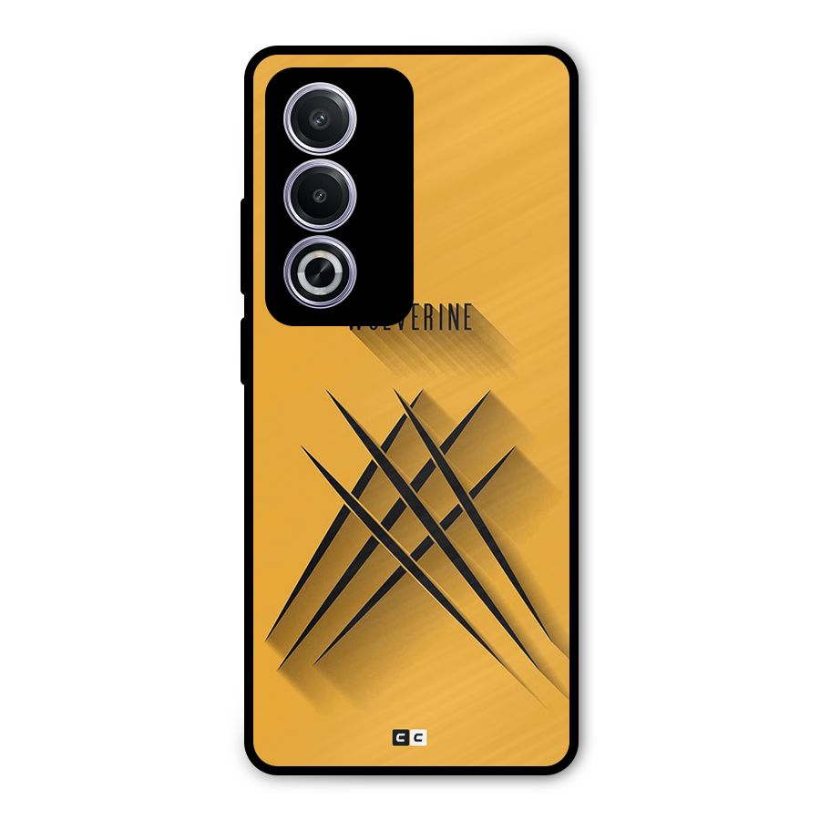 Logan Claw Metal Back Case for Oppo A3 Pro