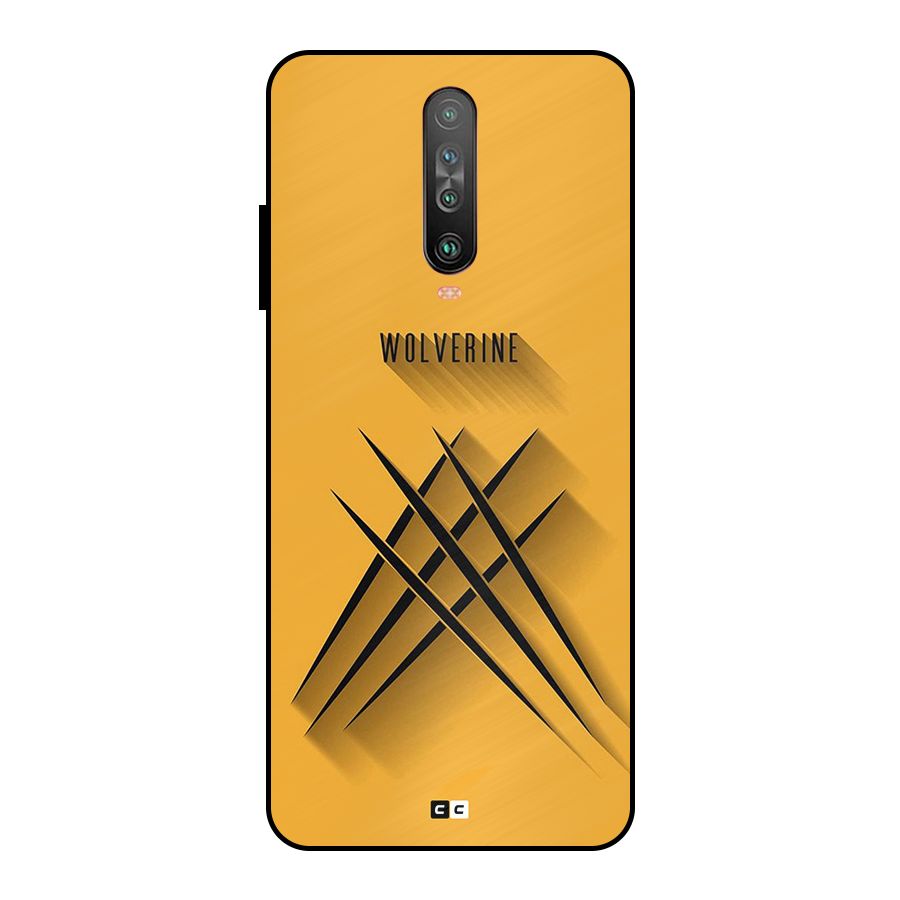 Logan Claw Metal Back Case for Poco X2