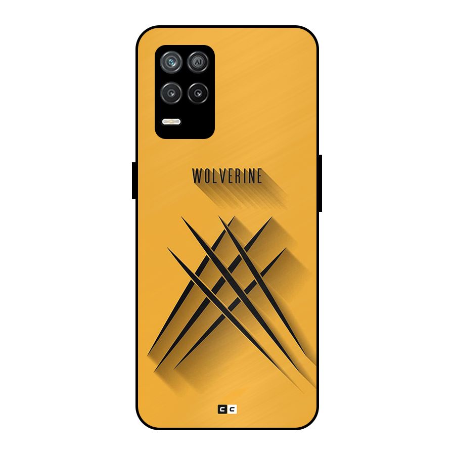 Logan Claw Metal Back Case for Realme 8s 5G
