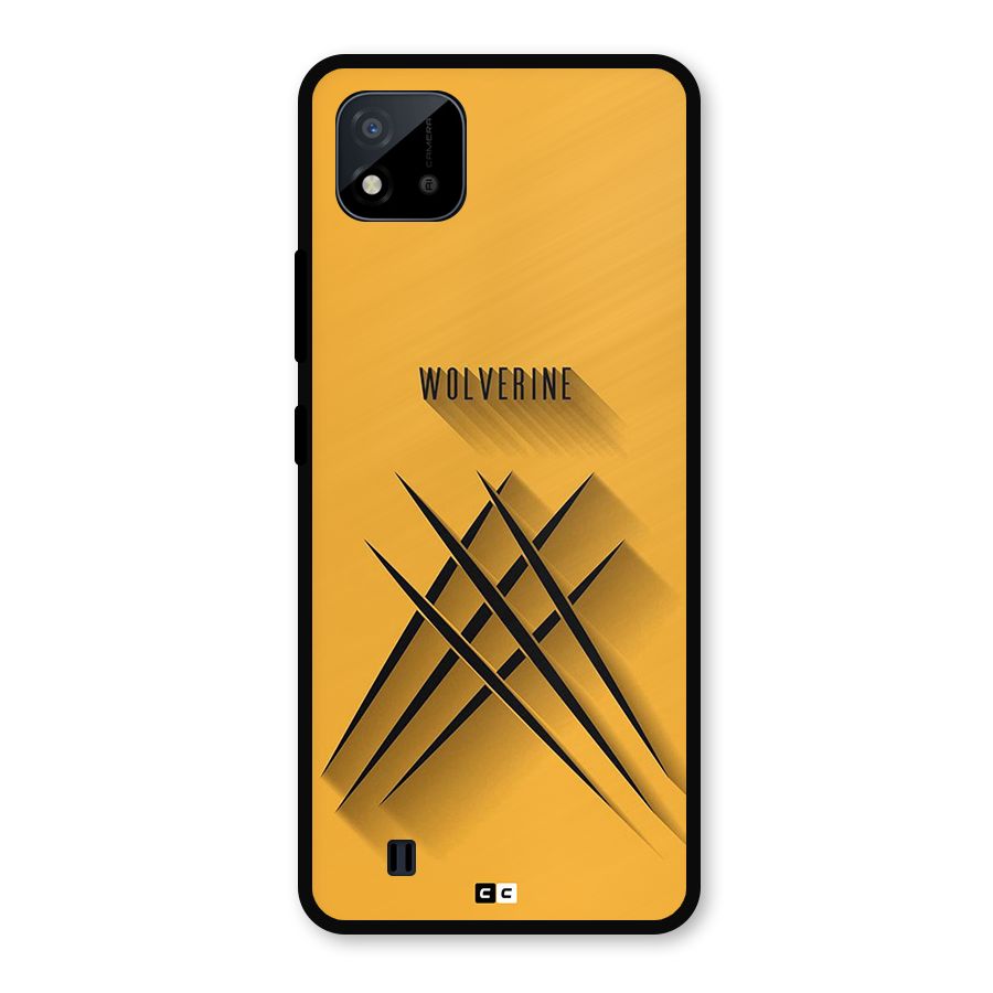 Logan Claw Metal Back Case for Realme C11 2021