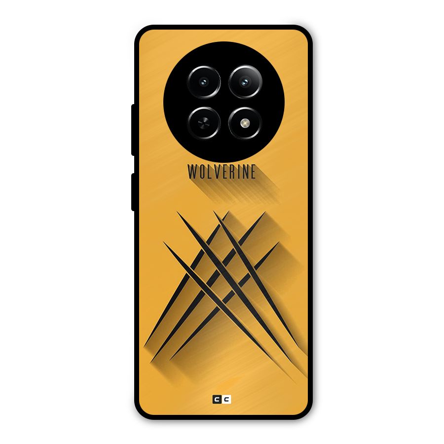 Logan Claw Metal Back Case for Realme Narzo 70x 5G