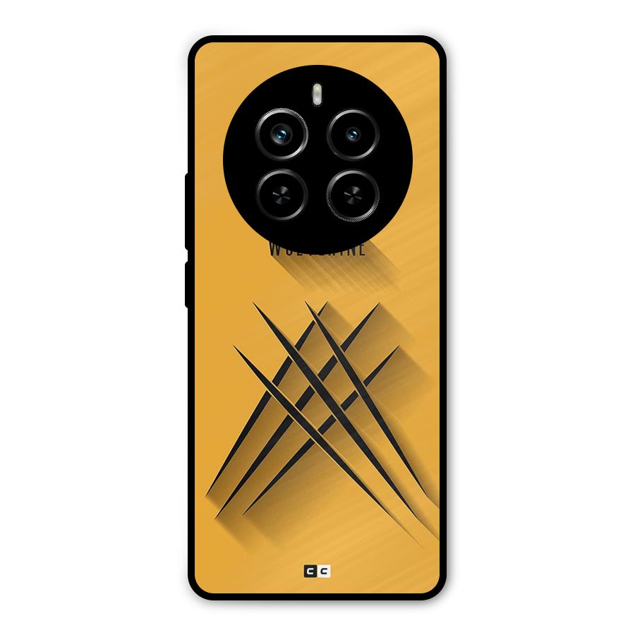 Logan Claw Metal Back Case for Realme P1 Pro