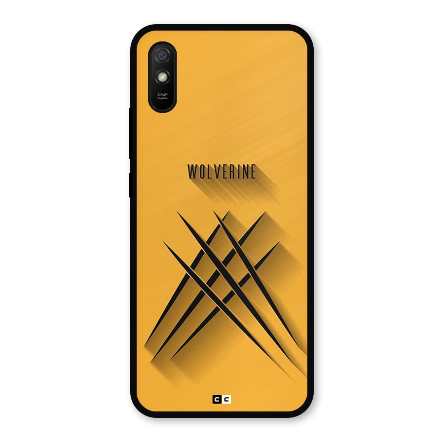 Logan Claw Metal Back Case for Redmi 9a