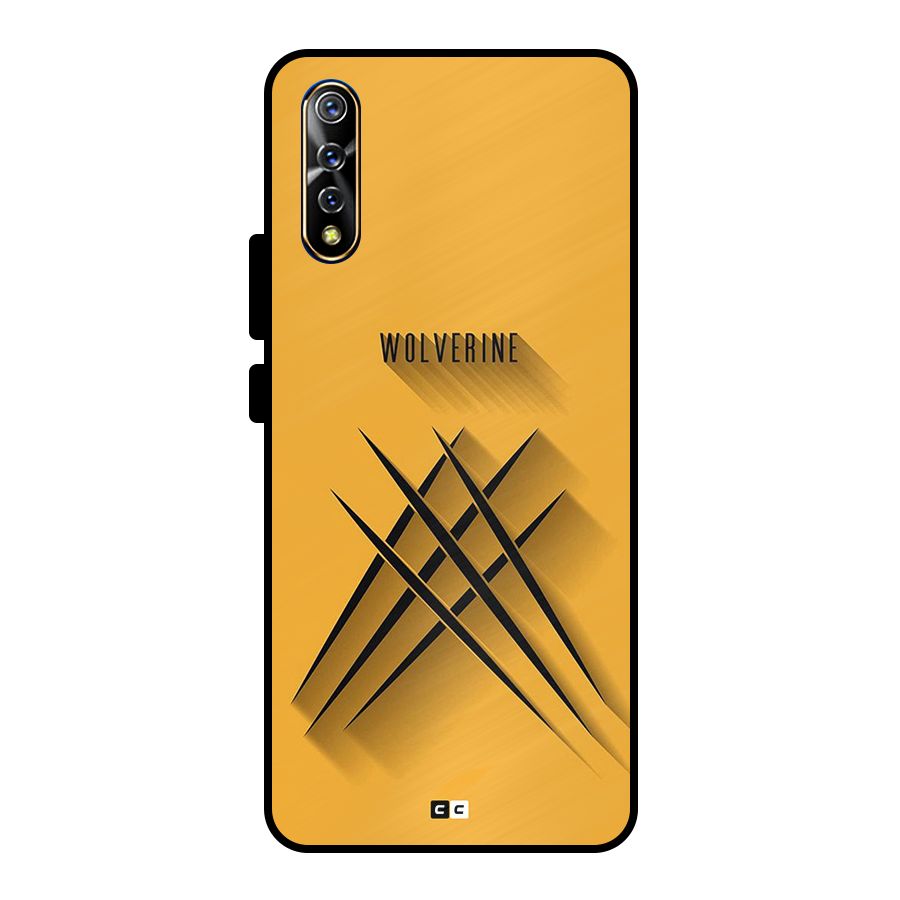 Logan Claw Metal Back Case for Vivo S1