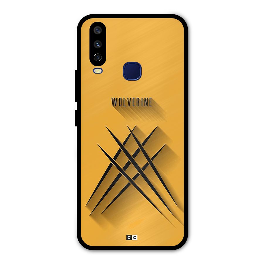 Logan Claw Metal Back Case for Vivo U10