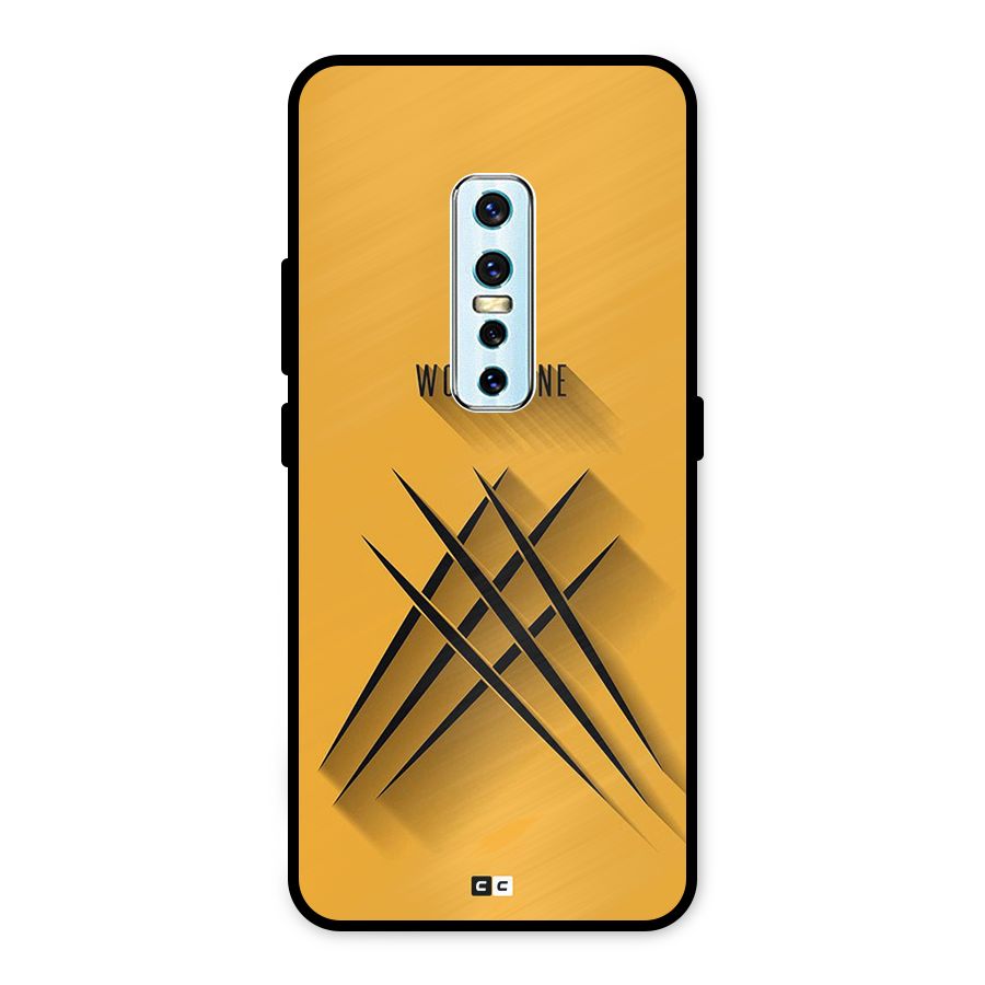 Logan Claw Metal Back Case for Vivo V17 Pro