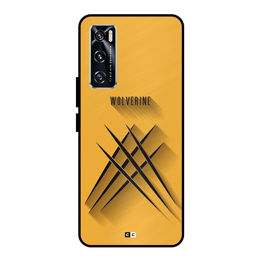 Logan Claw Metal Back Case for Vivo V20 SE