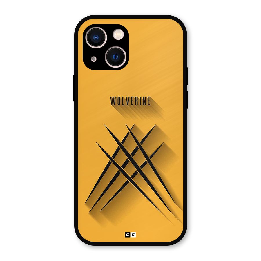 Logan Claw Metal Back Case for iPhone 13
