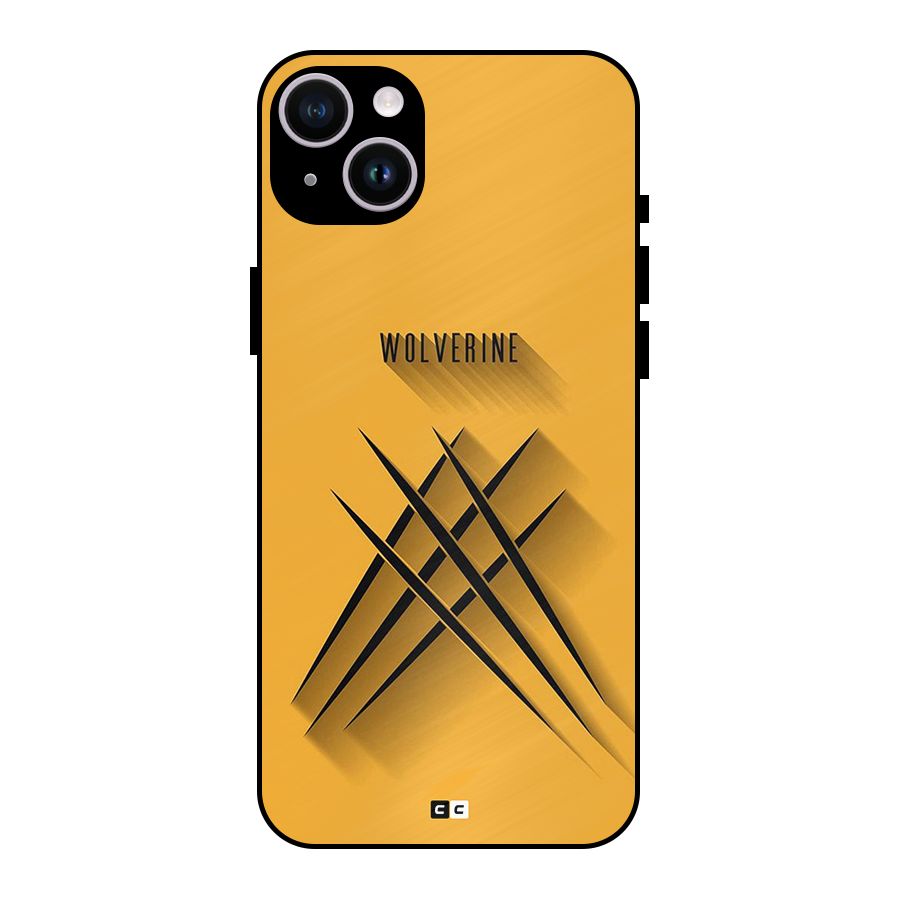 Logan Claw Metal Back Case for iPhone 14 Plus
