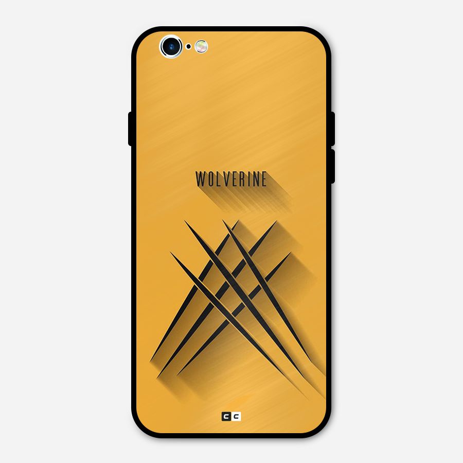 Logan Claw Metal Back Case for iPhone 6 6s
