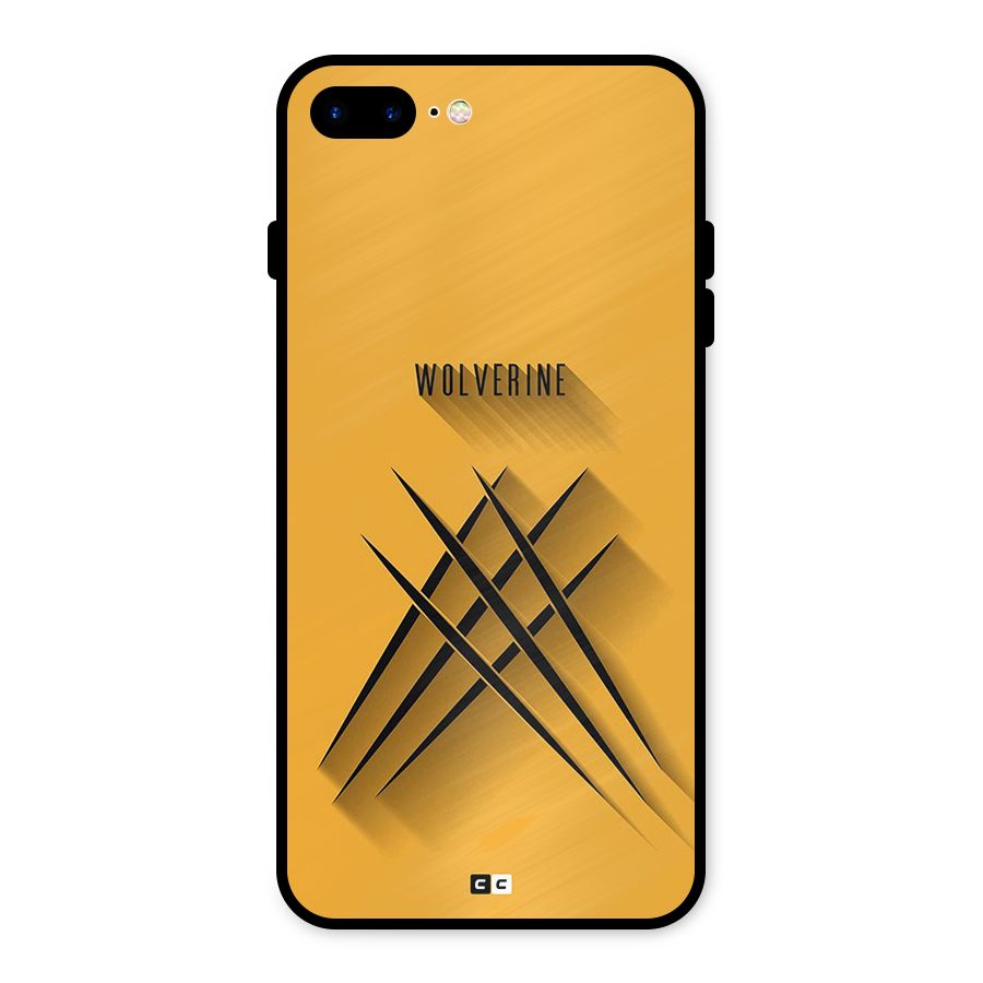 Logan Claw Metal Back Case for iPhone 8 Plus